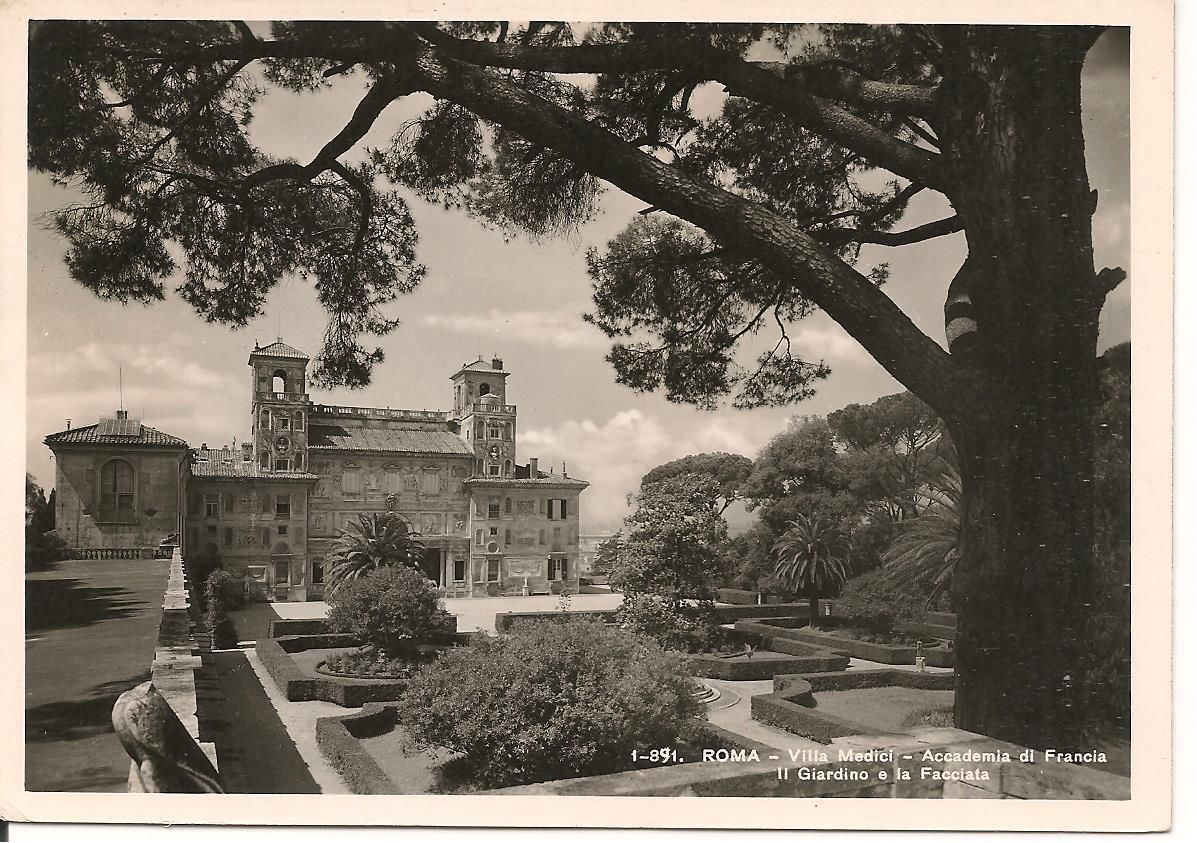 ROMA - VILLA MEDICI - ACCADEMIA DI FRANCIA-IL GIARDINO E LA