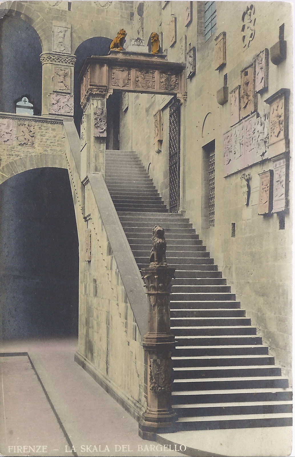 FIRENZE - SCALA DEL BARGELLO - NV - DORSO UNITO - FP