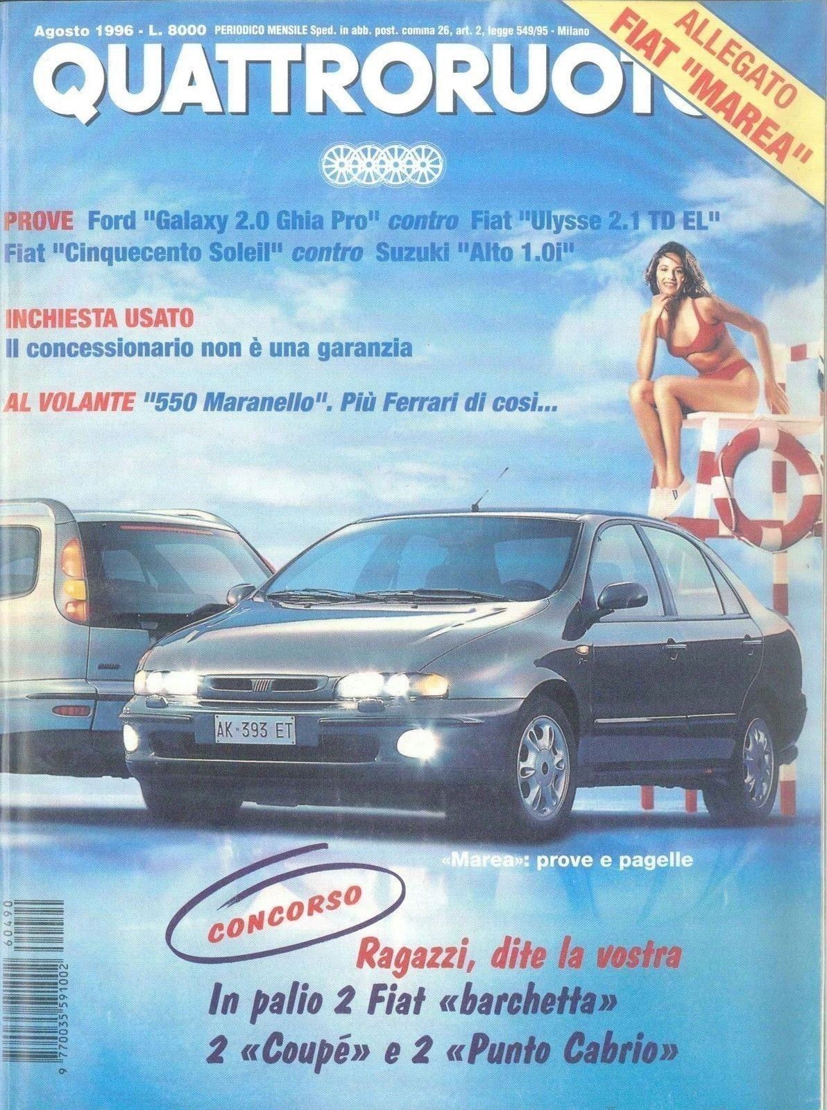 QUATTRORUOTE N 490 - AGOSTO 1996