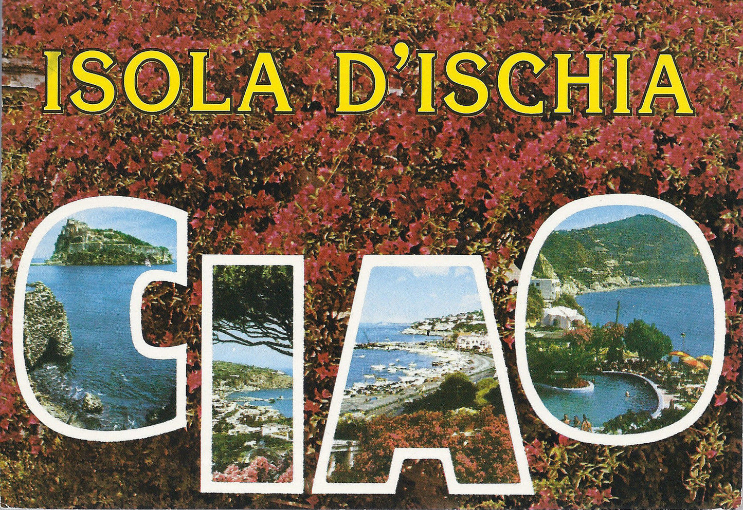 ISOLA D'ISCHIA - CIAO - 4 VEDUTINE - V1990