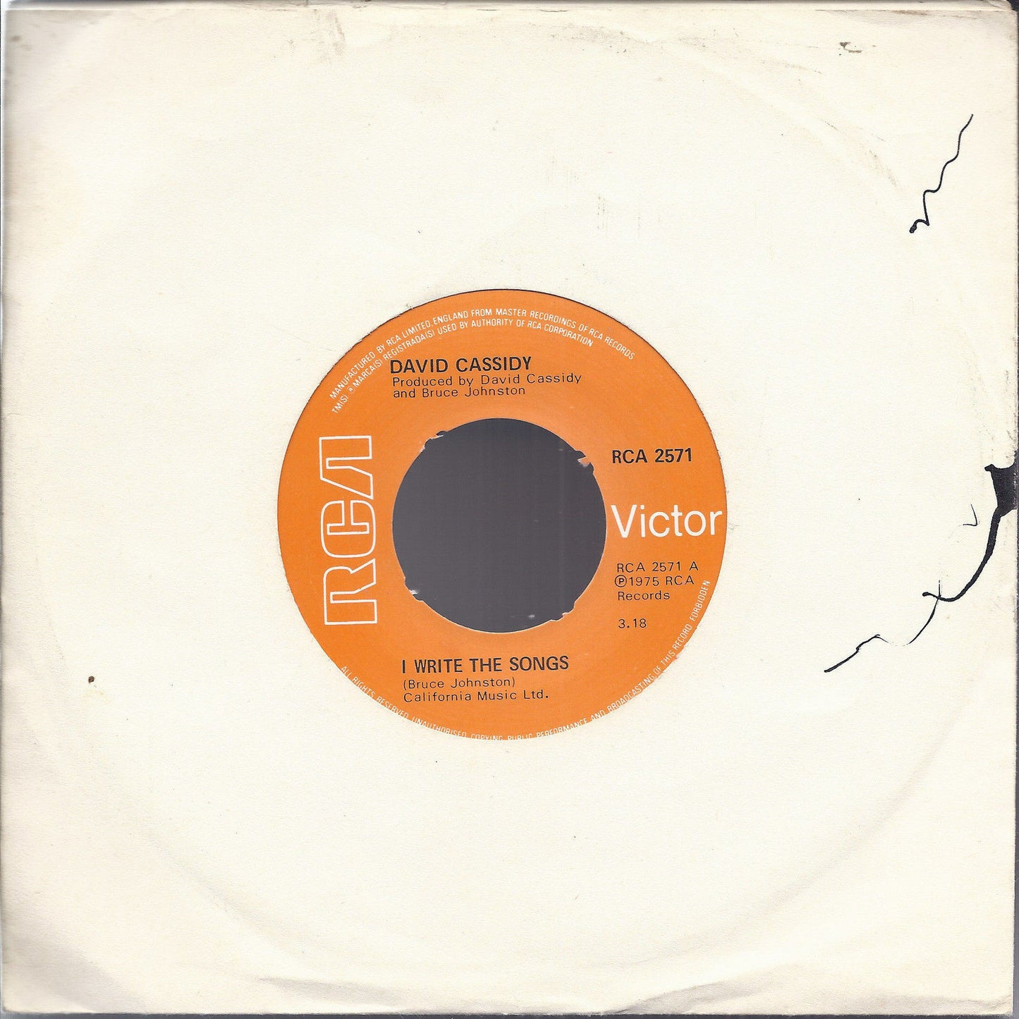 I WRITE THE SONGS - GET IT UP FOR LOVE # DAVID CASSIDY