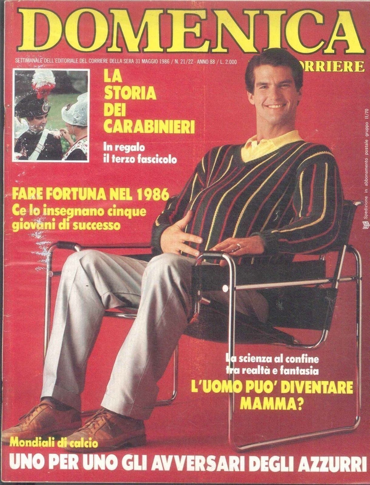 DOMENICA DEL CORRIERE N 21/22 - 31 MAGGIO 1986