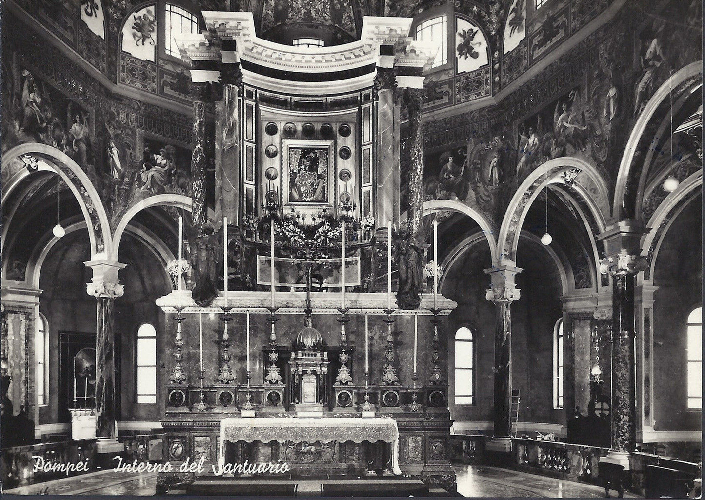 POMPEI - INTERNO DEL SANTUARIO - V1957