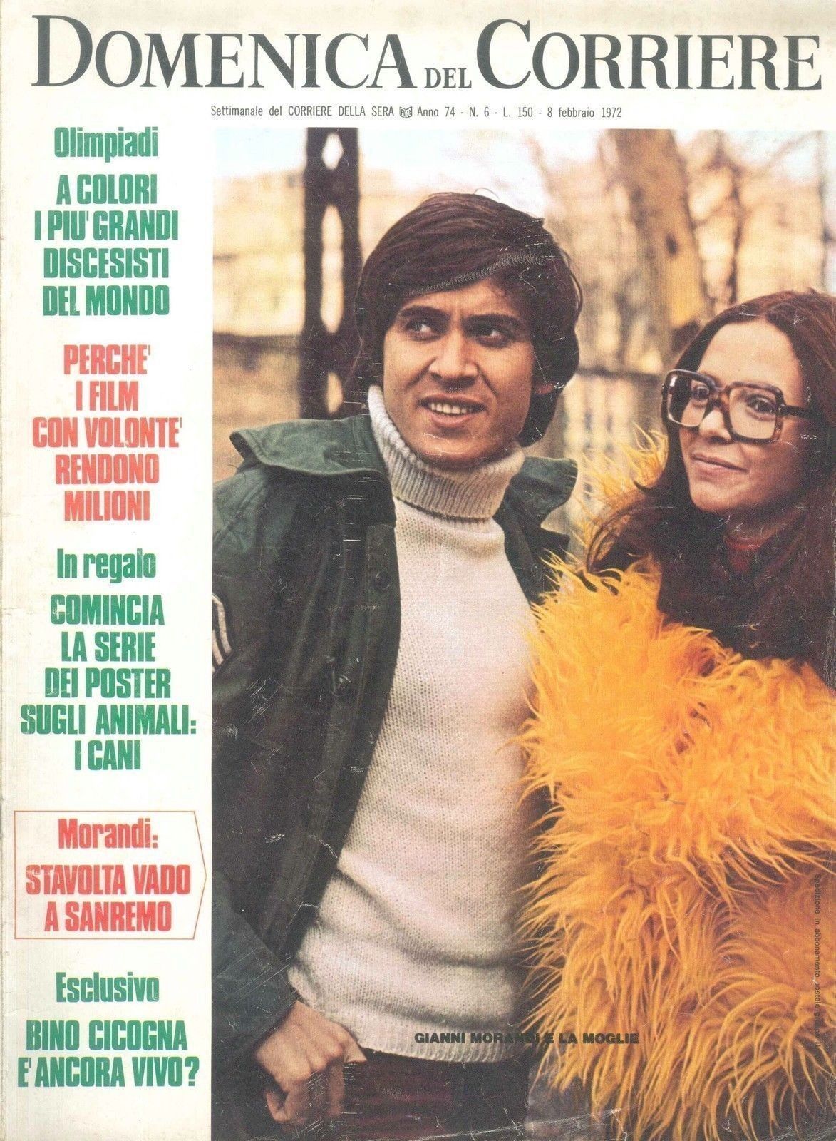 DOMENICA DEL CORRIERE N 6 - 8 FEBBRAIO 1972