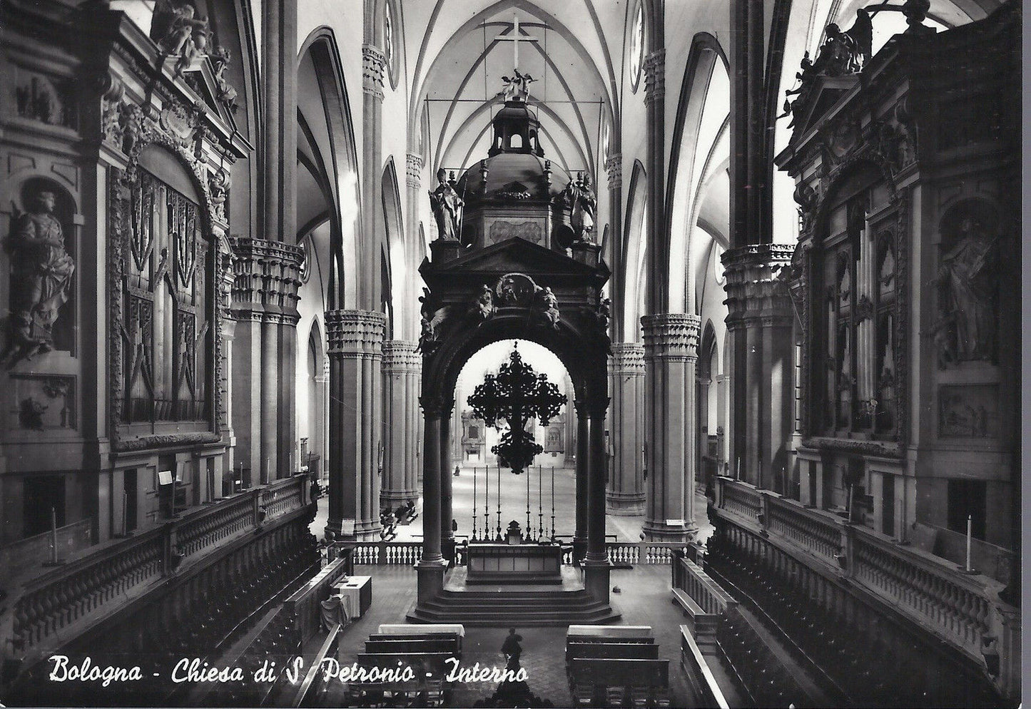 BOLOGNA - CHIESA DI S. PETRONIO - INTERNO - NV - FG
