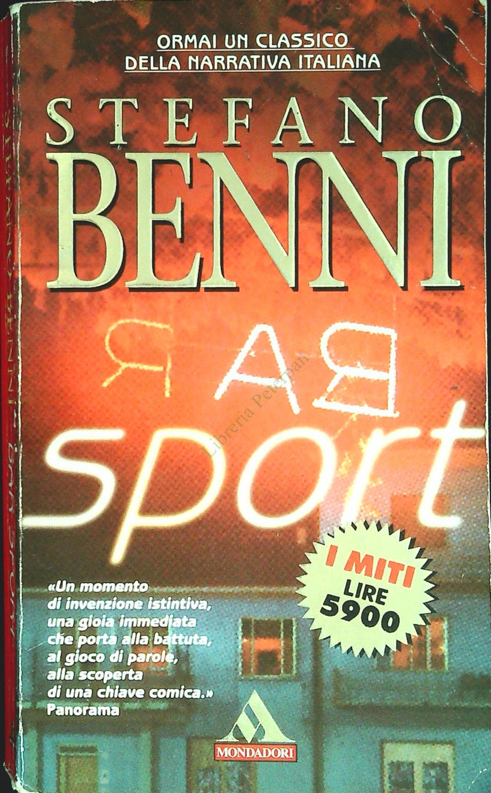 BAR SPORT - STEFANO BENNI - I MITI MONDADORI 1995 - OUTLET DEL LIBRO