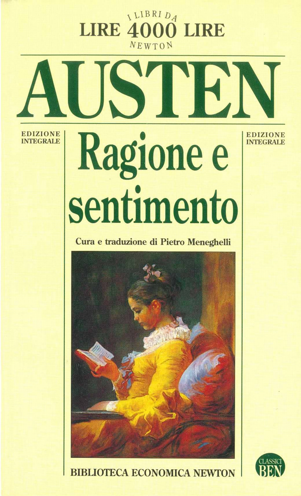 RAGIONE ESENTIMENTO - JANE AUSTEN