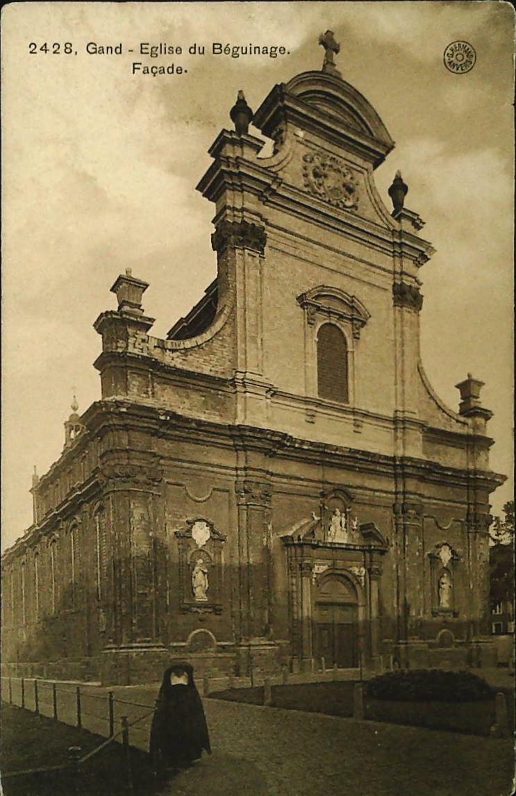 GAND - BELGIO - EGKLISE DU BEGUINAGE FACADE - NV