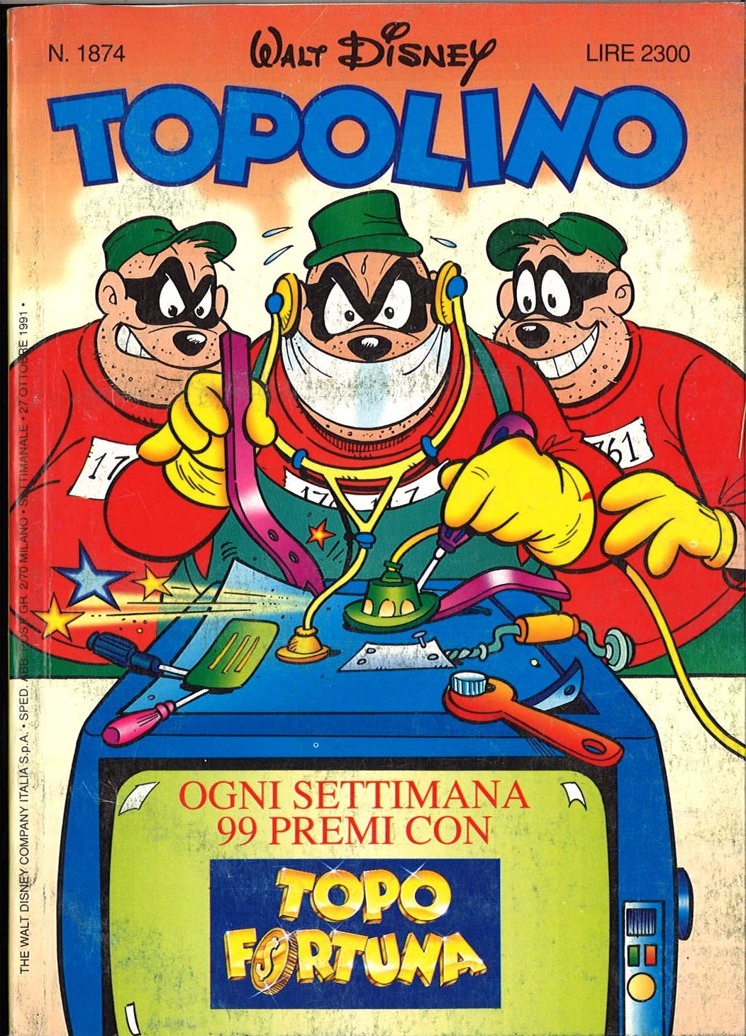 TOPOLINO N. 1874 - 27 OTTOBRE 1971