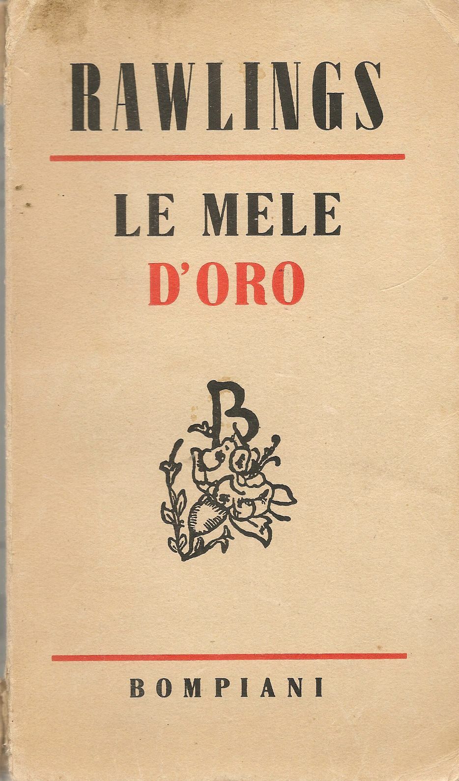LE MELE D'ORO - MARIORIE KINNAN RAWLINGS