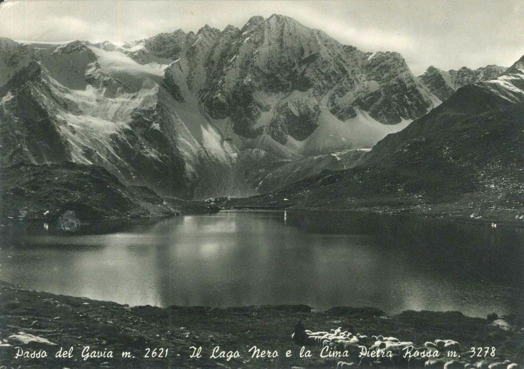 PASSO GAVIA - LAGO NERO - V1955