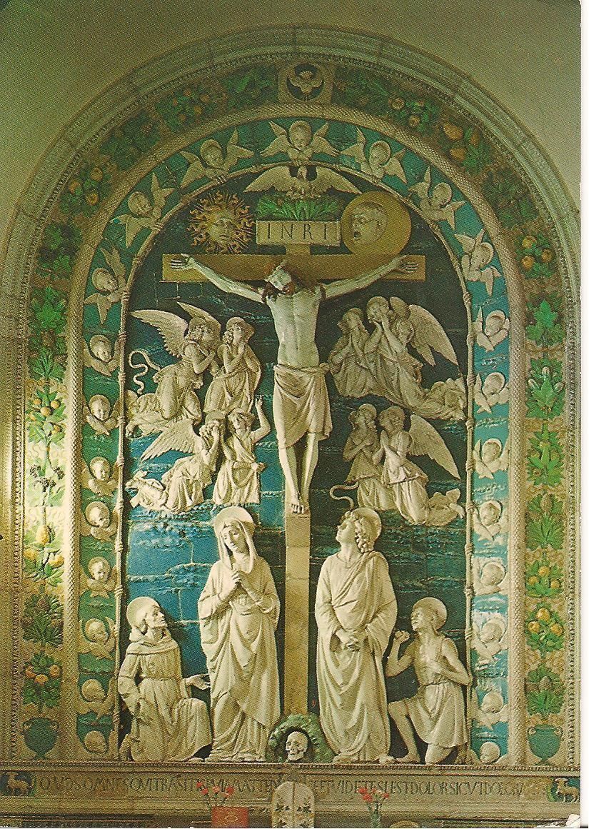 LA VERNA - LA CROCIFISSIONE di ANREA DELLA ROBBIA - NV