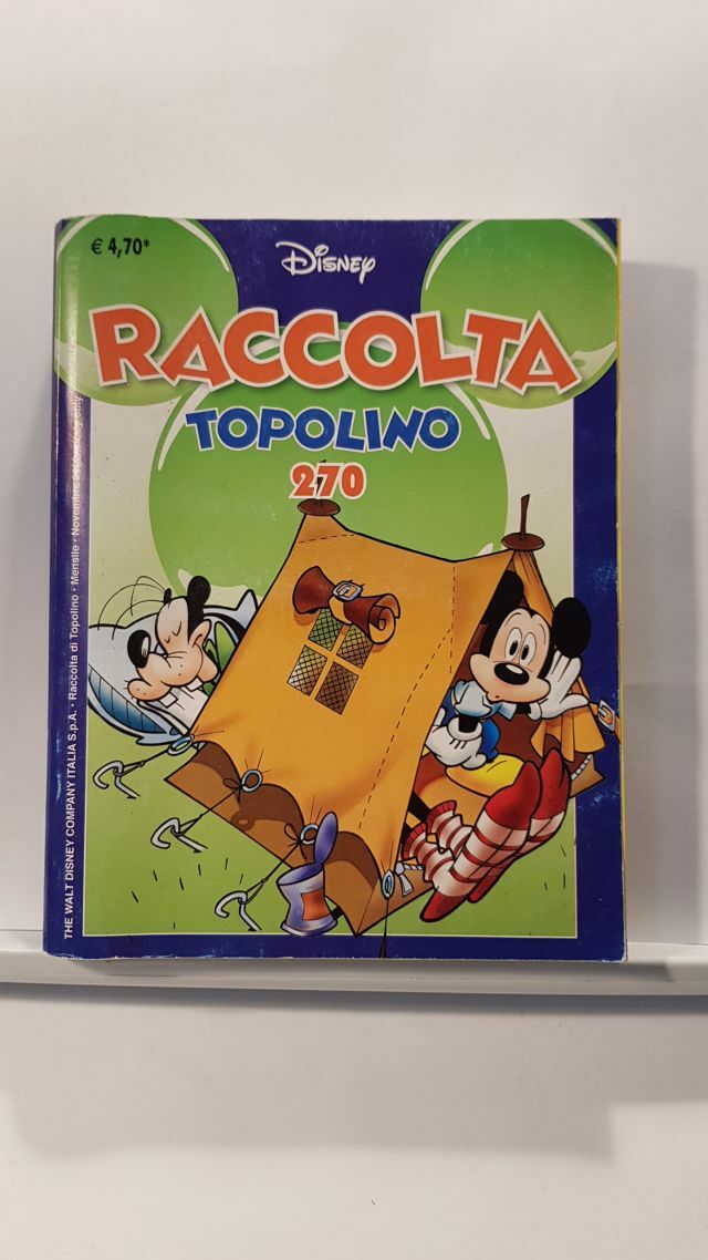 TOPOLINO RACCOLTA N. 270 - NOVEMBRE 2008