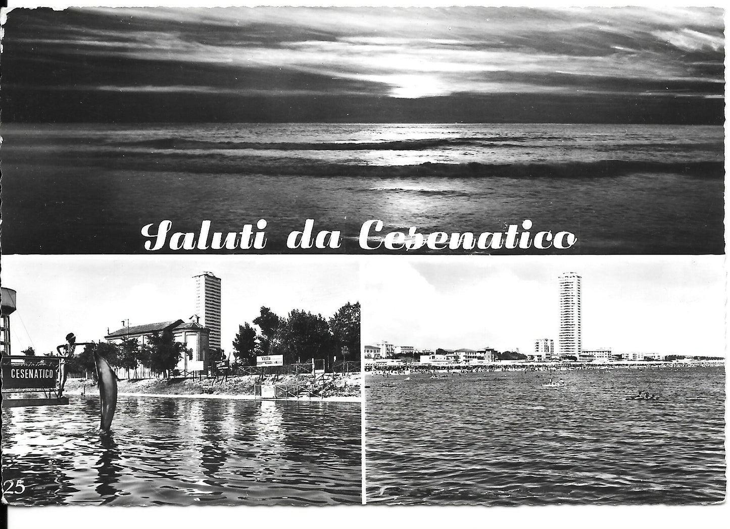 SALUTI DA CESENATICO - 3 IMMAGINI - 1963