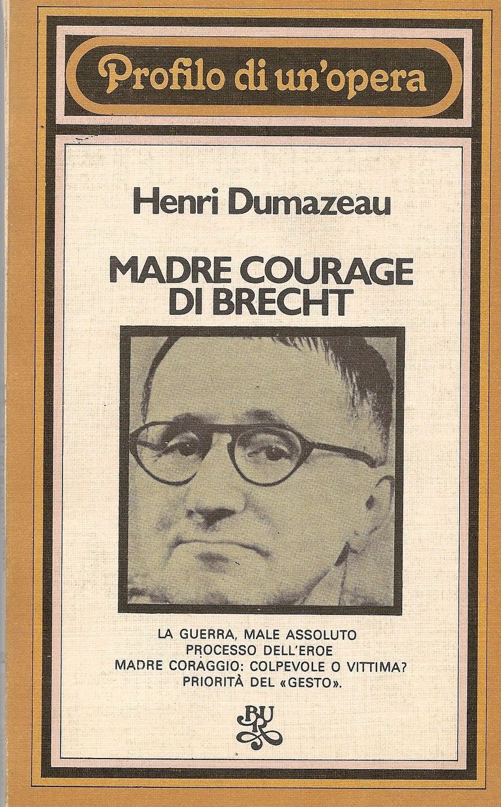 MADRE COURAGE DI BRECHT - HENRI DEMAZEAU