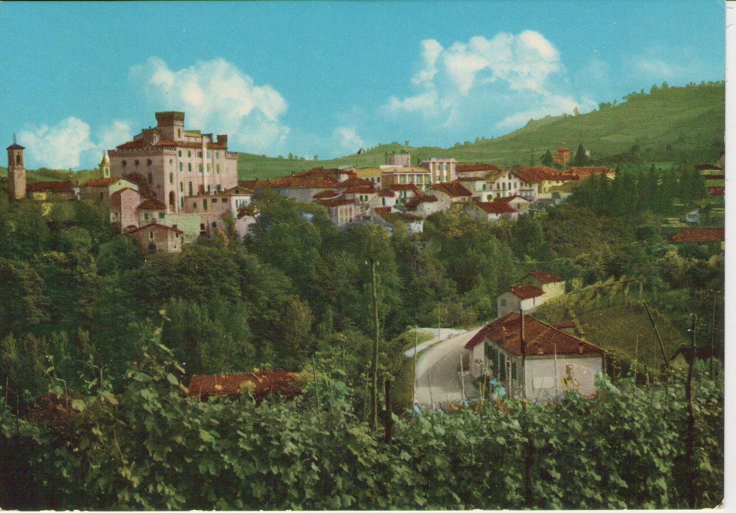 BAROLO - SCORCIO PANORAMICO - V1975 ACQUARELLATA - AC08/050