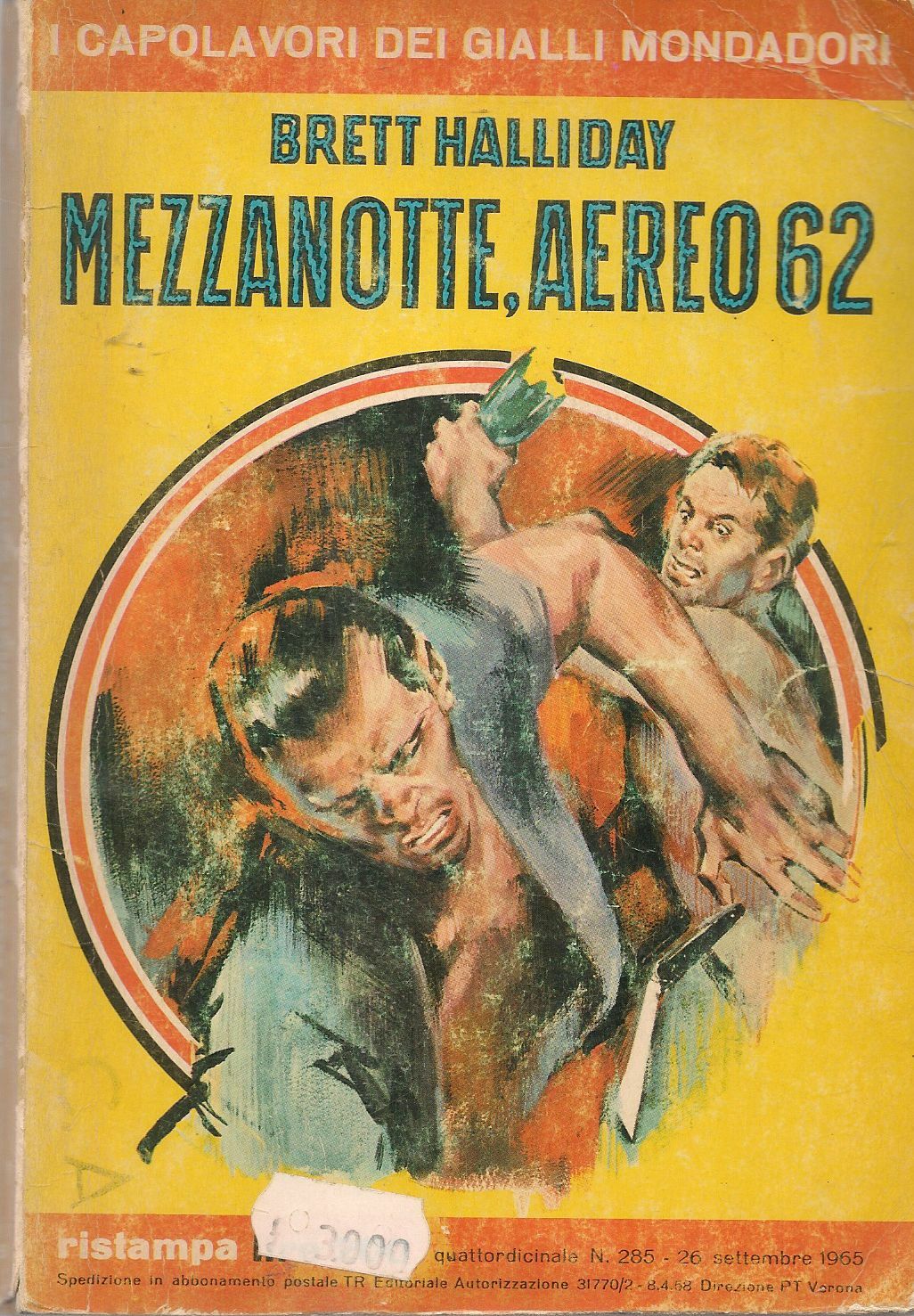 MEZZANOTTE, AEREO 62 - BRETT HALLIDAY