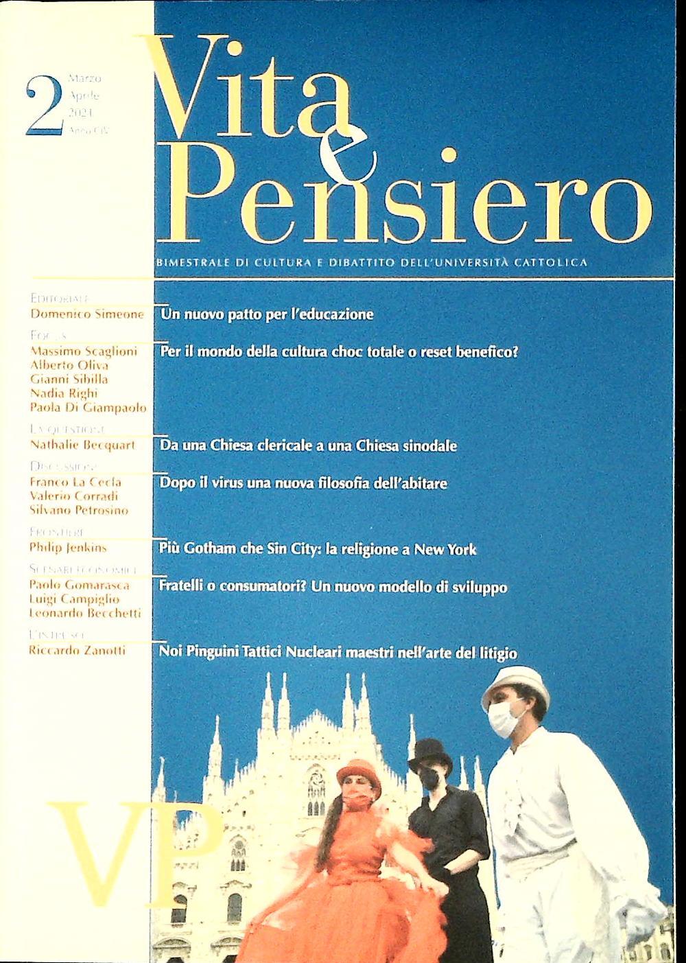 VITA E PENSIERO MARZO-APRILE 2021