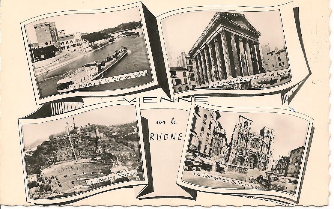 VIENNE SUR LE RHONE - 4 VEDUTE/4VUES - NV