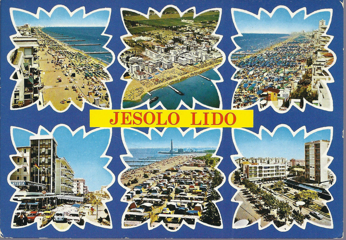 JESOLO LIDO - 6 VEDUTE - V 1977 - FG