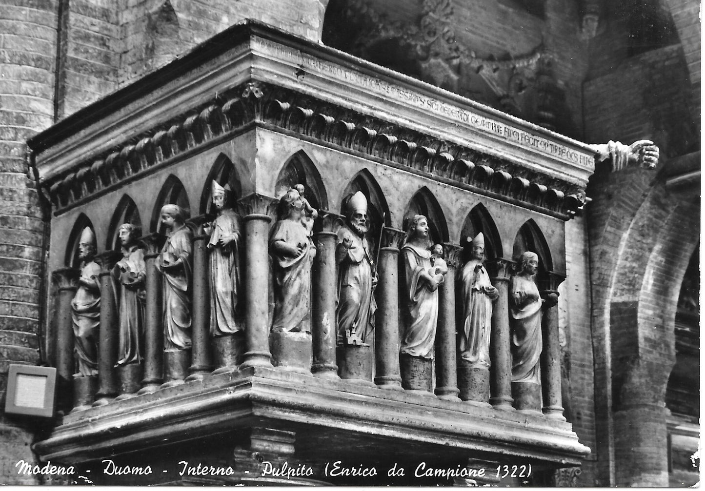 MODENA - DUOMO - INTERNO - PULPITO - NV