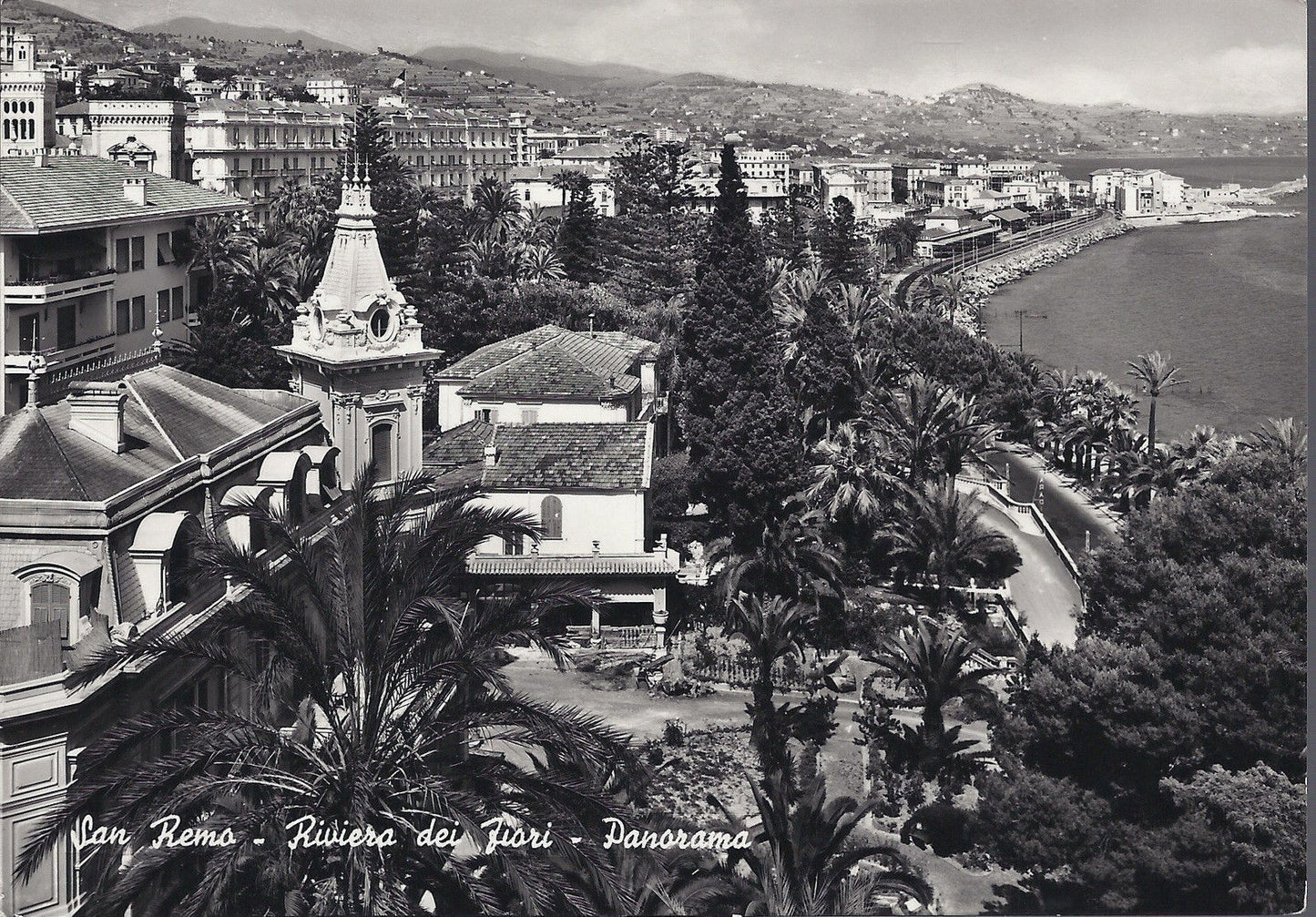 SAN REMO - RIVIERA DEI FIORI - PANORAMA - V1953