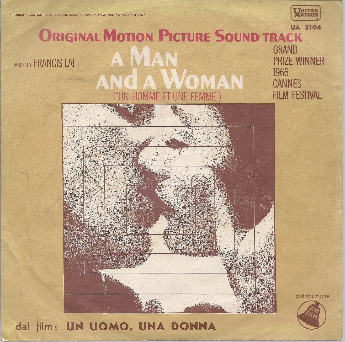 A MAN AND A WOMAN ( UN HOMME ET UNE FEMME ) - SAMBA SARAVAH = FRANCIS LAI