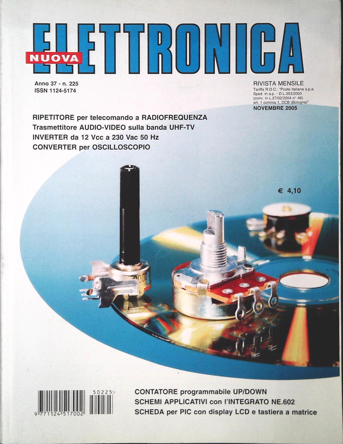 NUOVA ELETTRONICA N. 225 - NOVEMBRE 2005 - OUTLET DEL LIBRO
