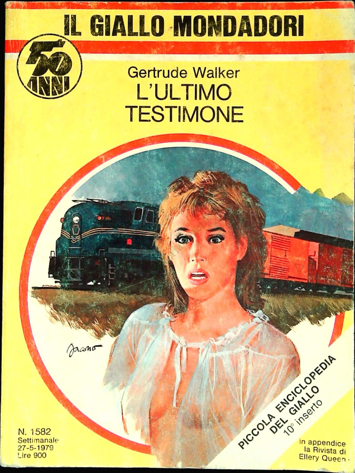 L'ULTIMO TESTIMONE - GERTRUDE WALKER - GIALLO MONDADORI N. 1582