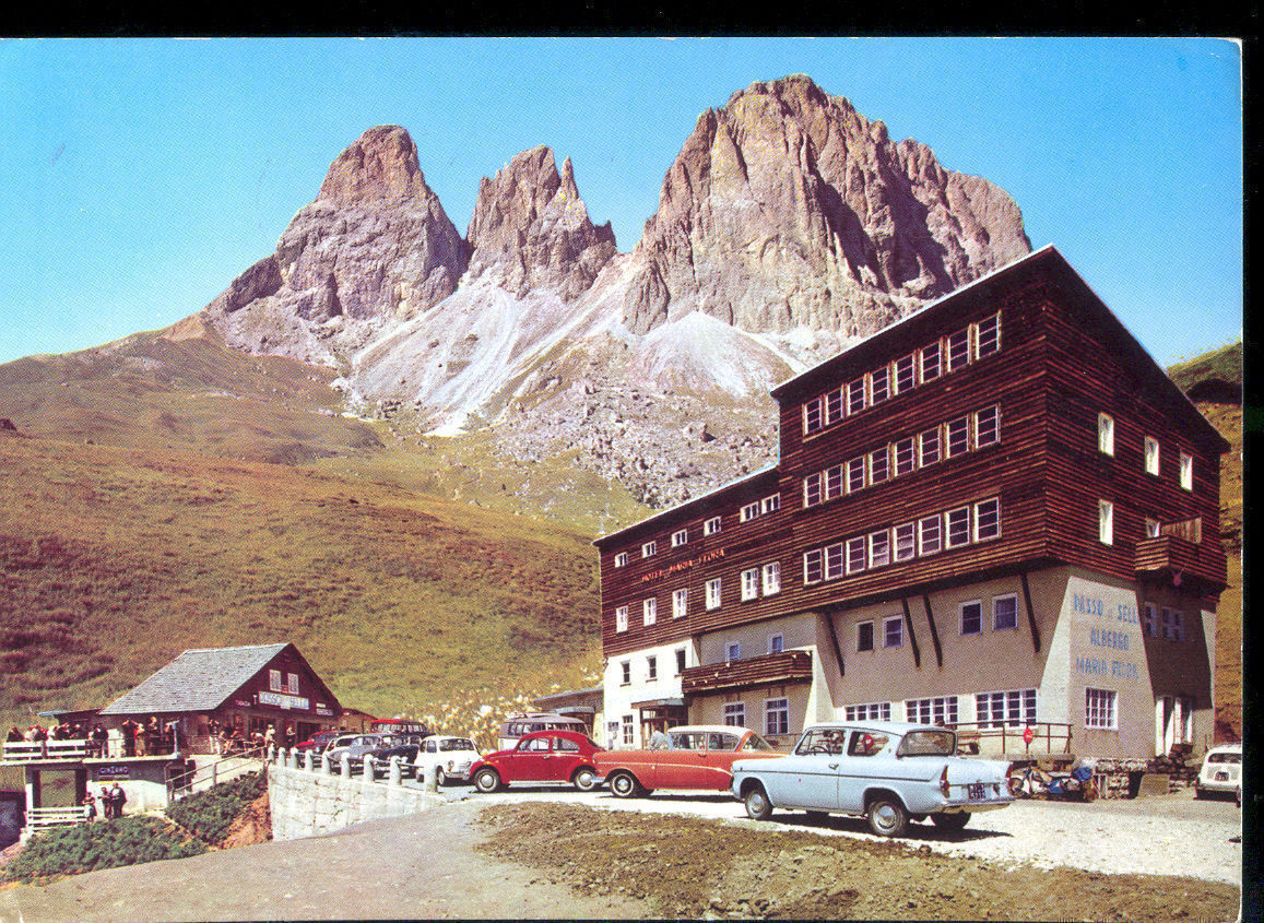 PASSO SELLA - ALBERGO MARIA FLORA - IL SASSOLUNGO V1967