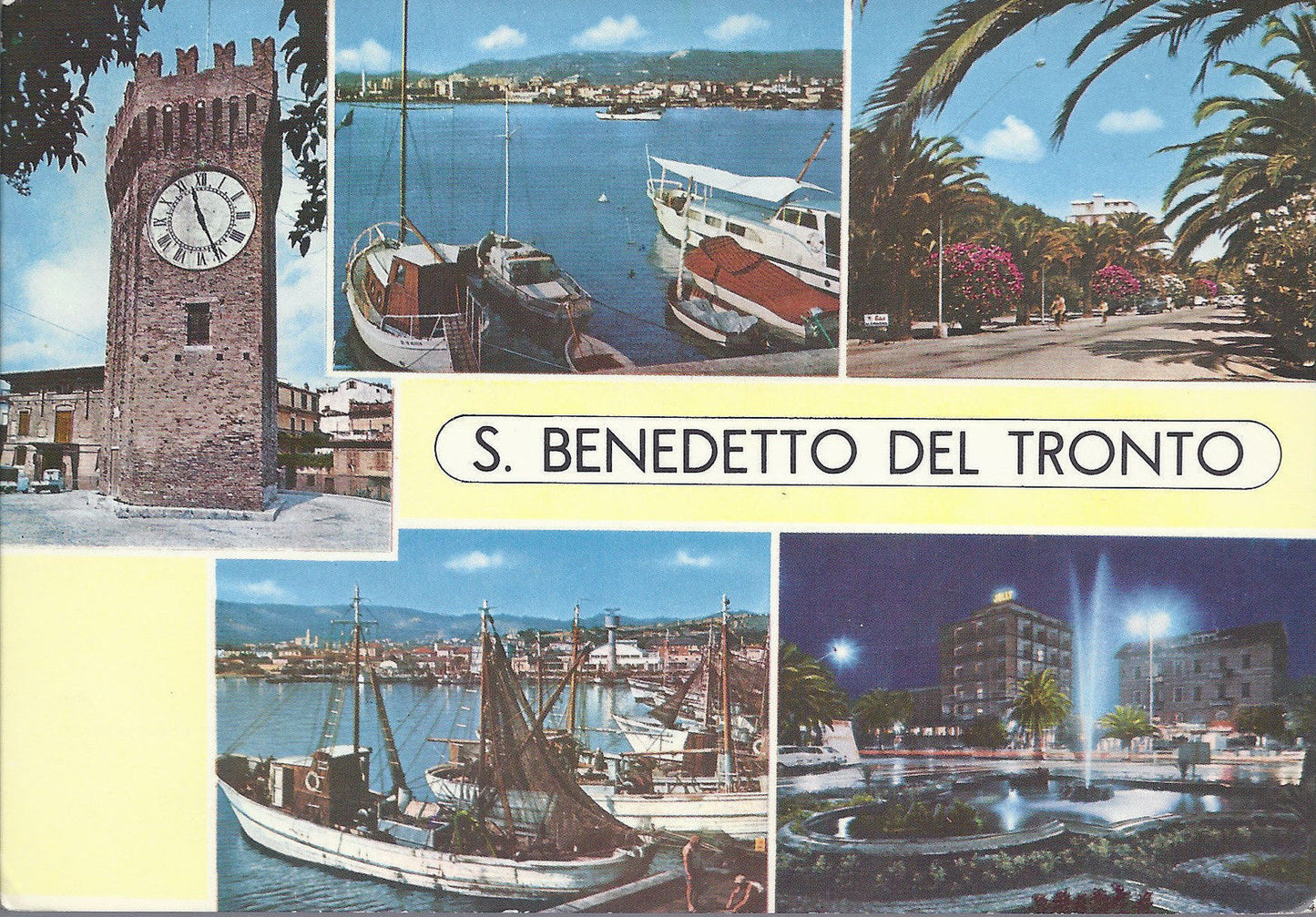 S. BENEDETTO DEL TRONTO - 5 VEDUTINE - V1970