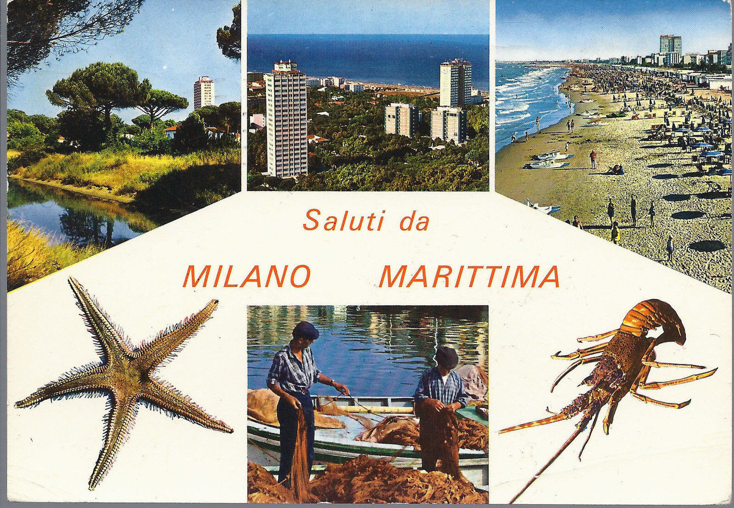 MILANO MARITTIMA - SALUTI - VEDUTINE - V 1966 - FG