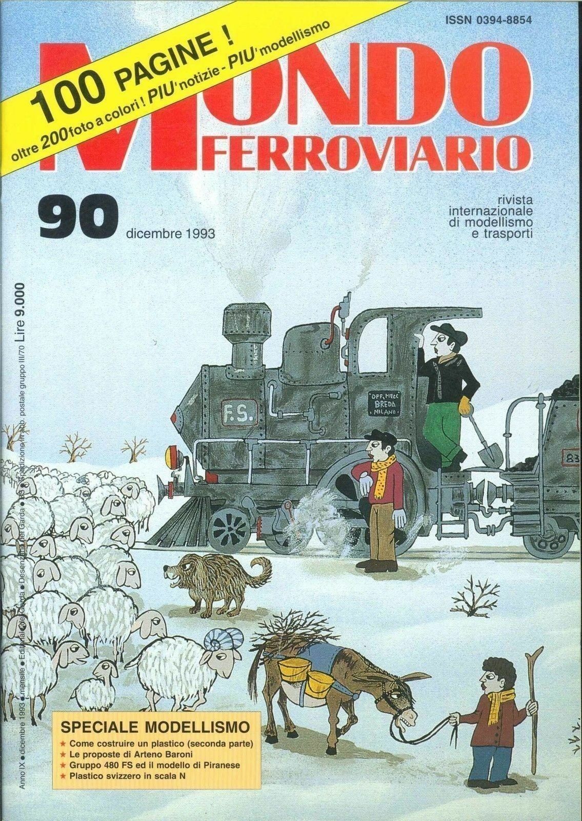 MONDO FERROVIARIO N 90 - DICEMBRE 1993
