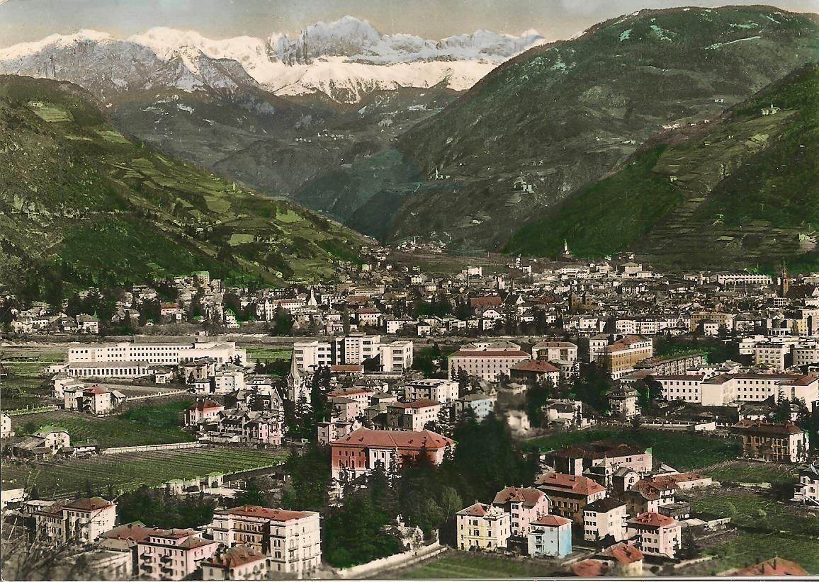 GRIES - BOLZANO - PANORAMA - ACQUARELLATA - V