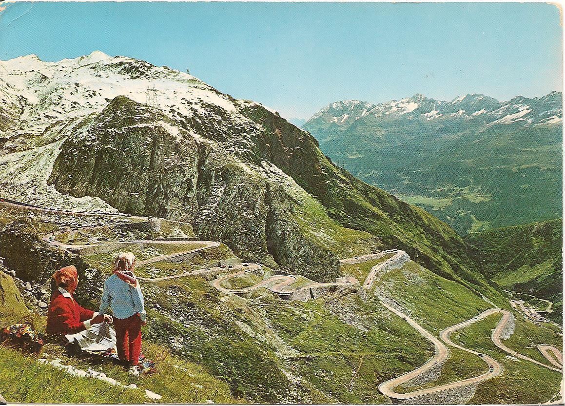 PASSO DEL SAN GOTTARDO - CANTON TICINO - PAESAGGIO - V1962