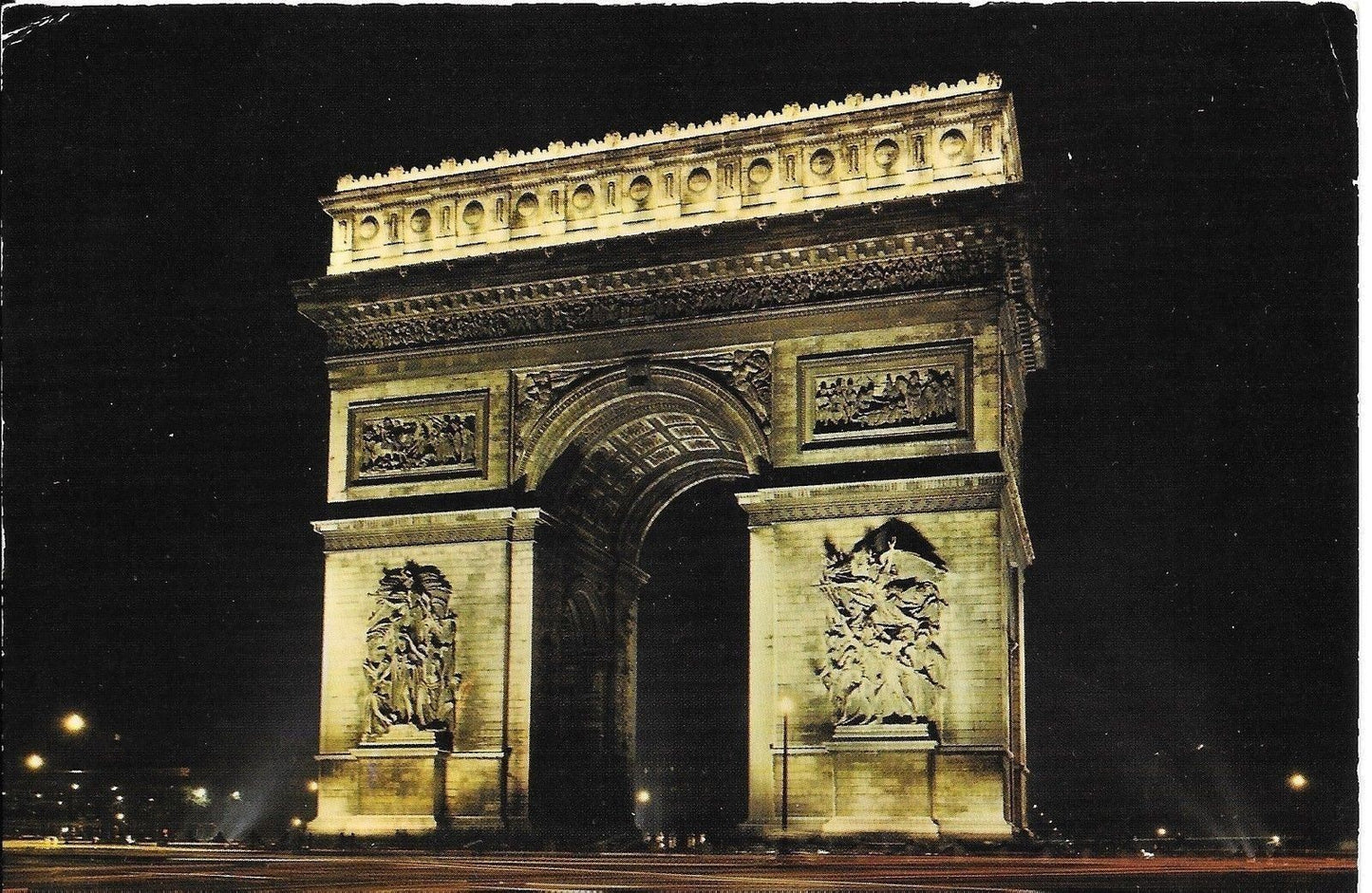 PARIS/PARIGI - L'ARC DE TRIOMPHE ILLUMINE' - NUIT - V1974