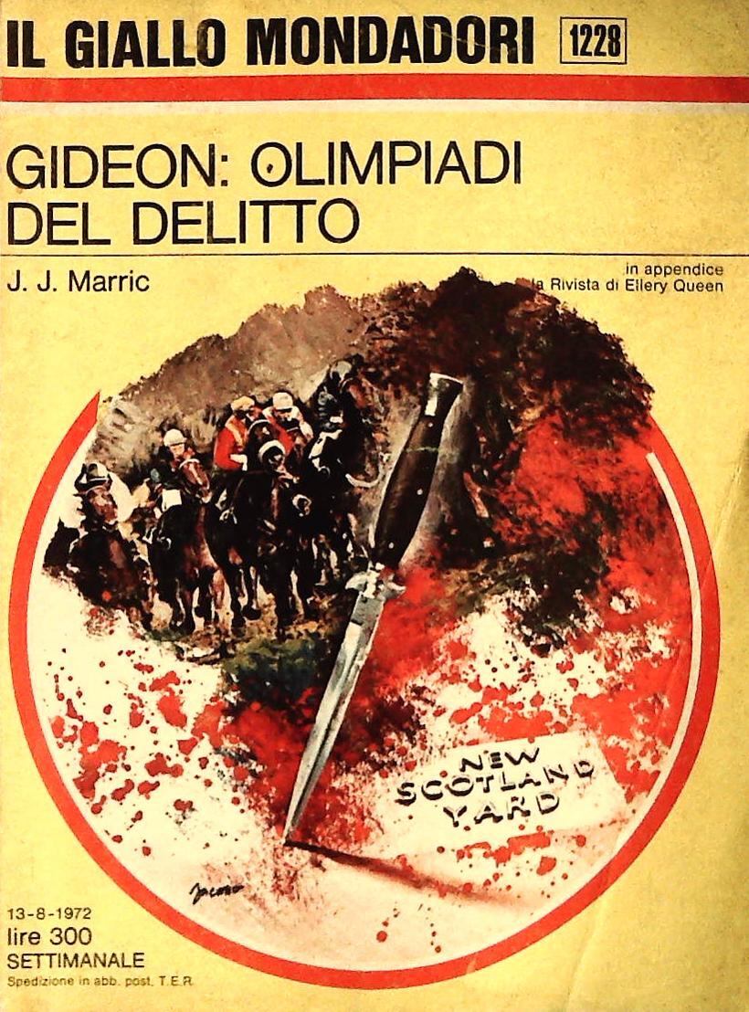 GIDEON OLIMPIADI DEL DELITTO - J.J. MARRIC - GIALLO MONDADORI N. 1228