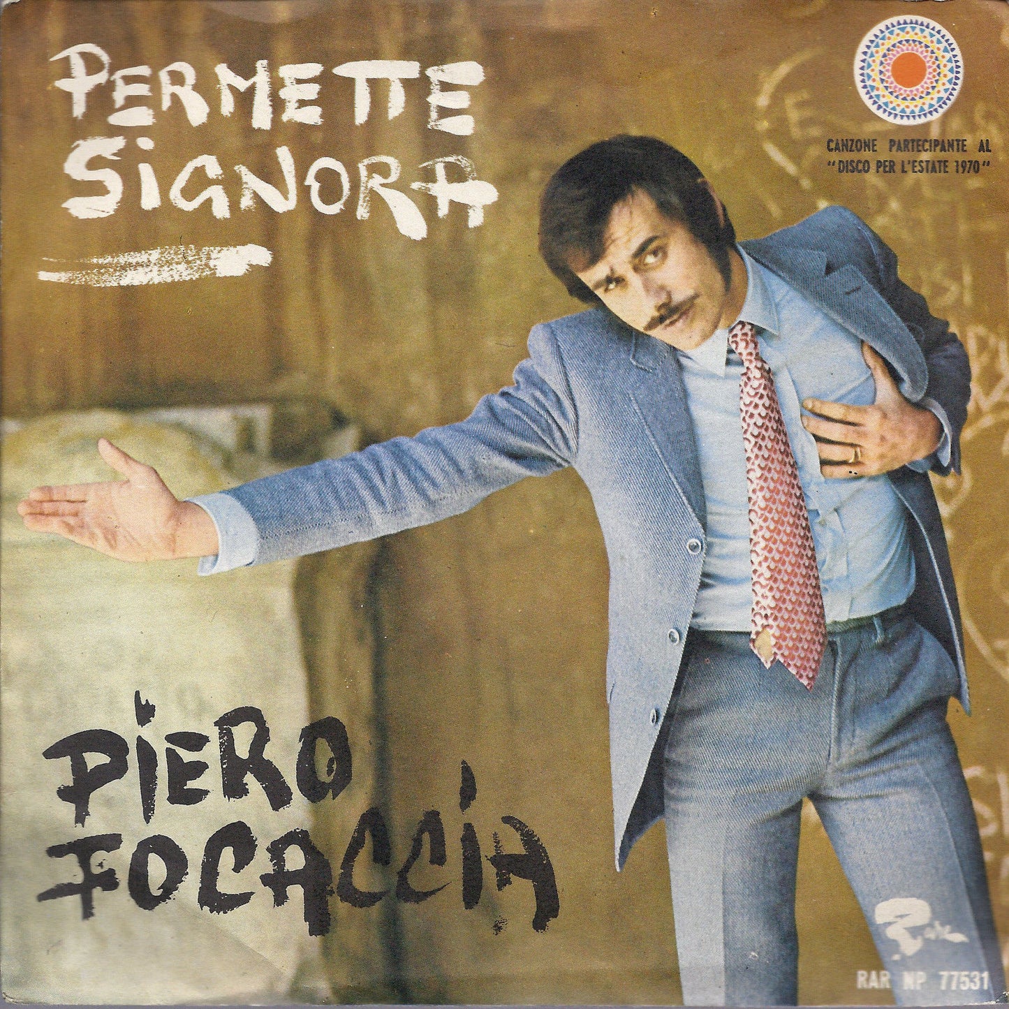 PERMETTE SIGNORA - SUONO LA FISARMONICA = PIERO FOCACCIA