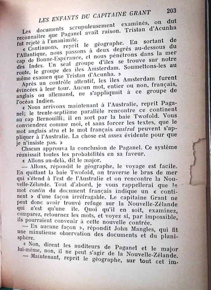 LES ENFANTS DU CAPITAINE GRANT - JULES VERNE - FRENCH TEXT