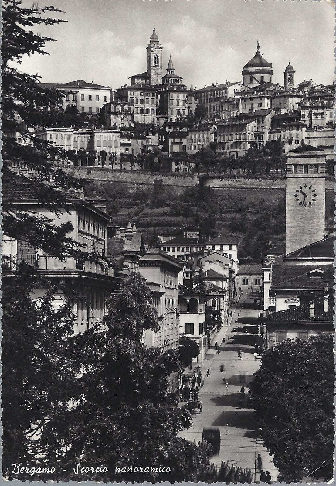BERGAMO - SCORCIO PANORAMICO - V 1954