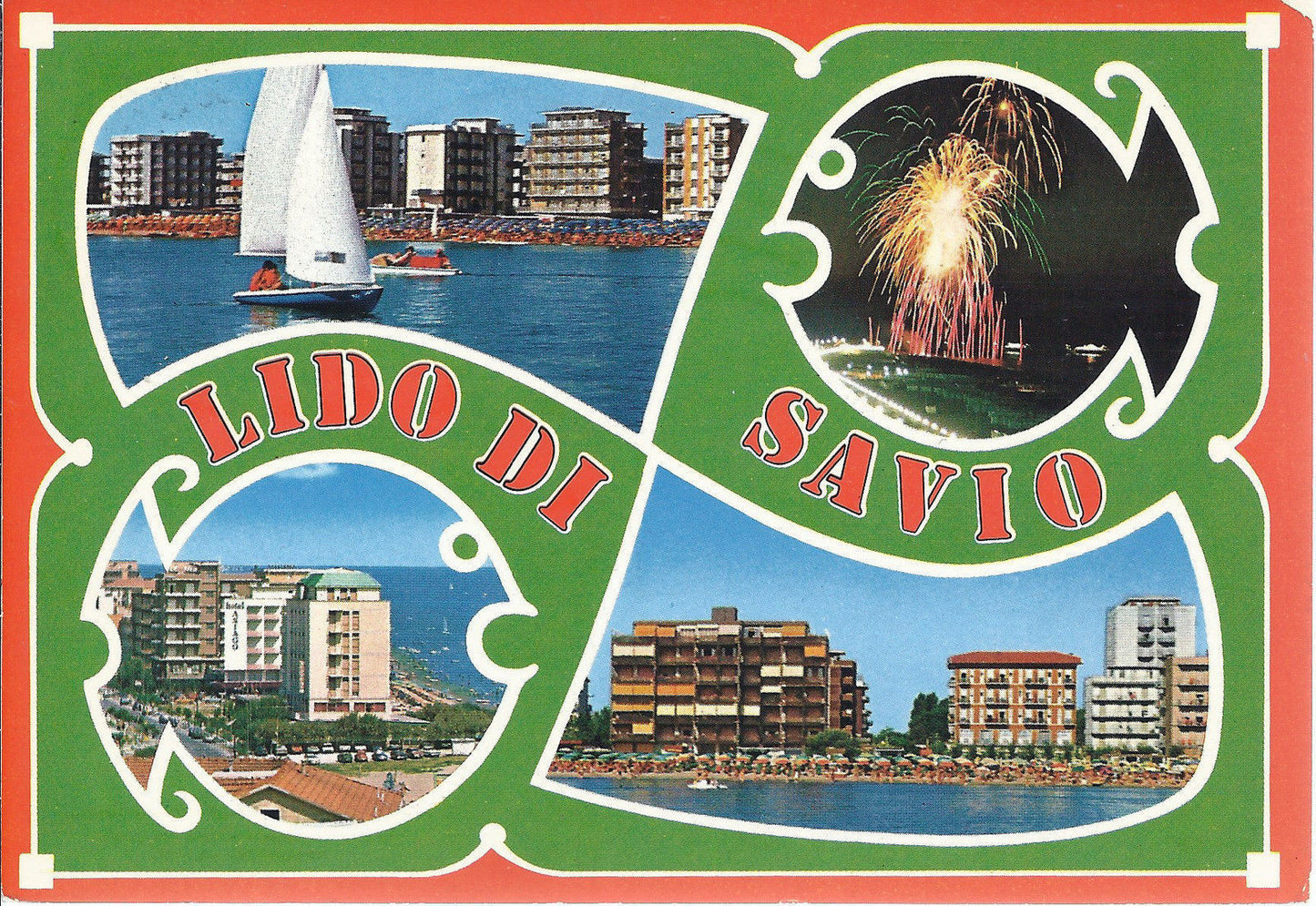 LIDO DI SAVIO - 4 VEDUTE - V1975