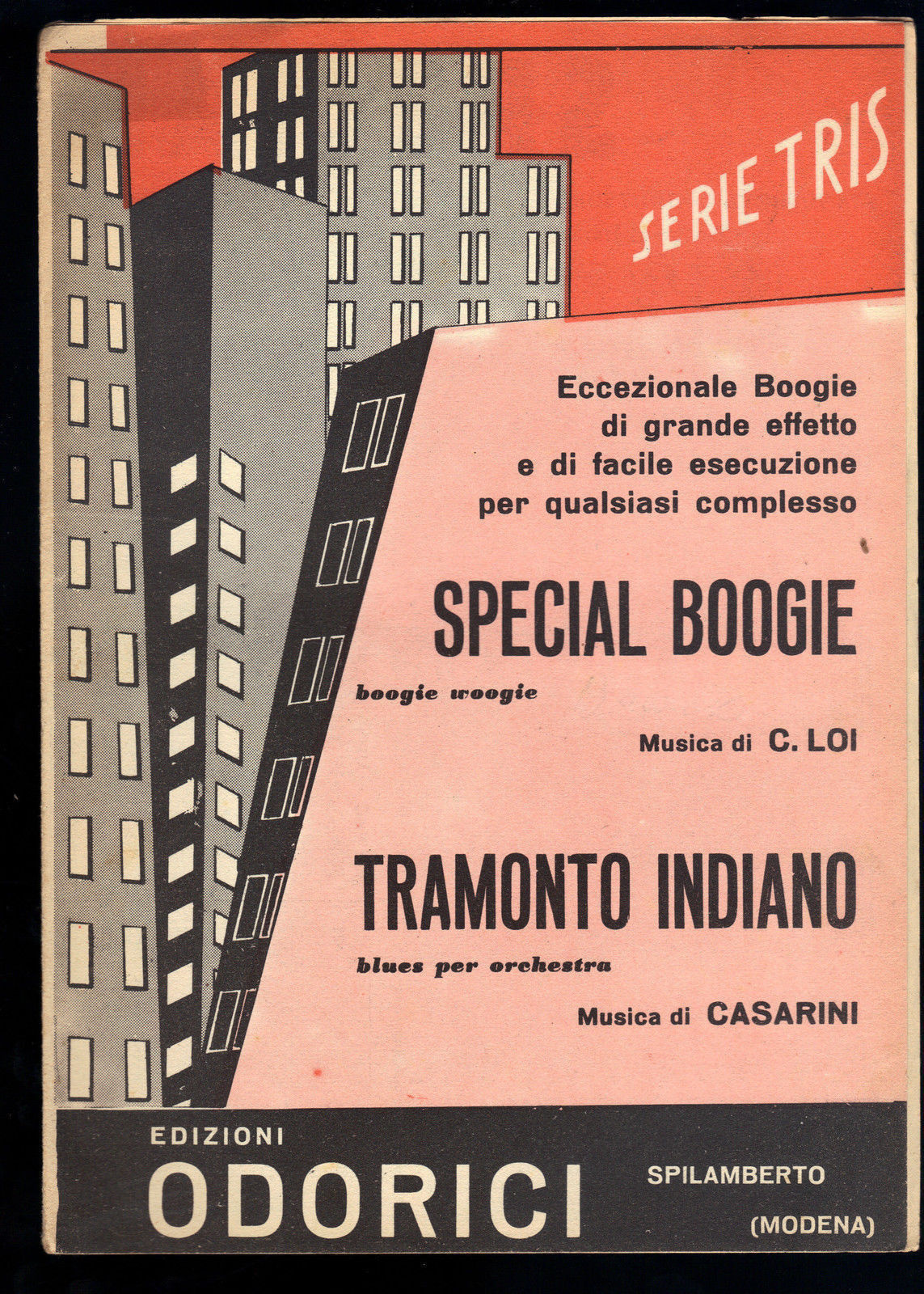 SPECIAL BOOGIE (C. Loi) - TRAMONTO INDIANO (Casarini) # SPARTITO