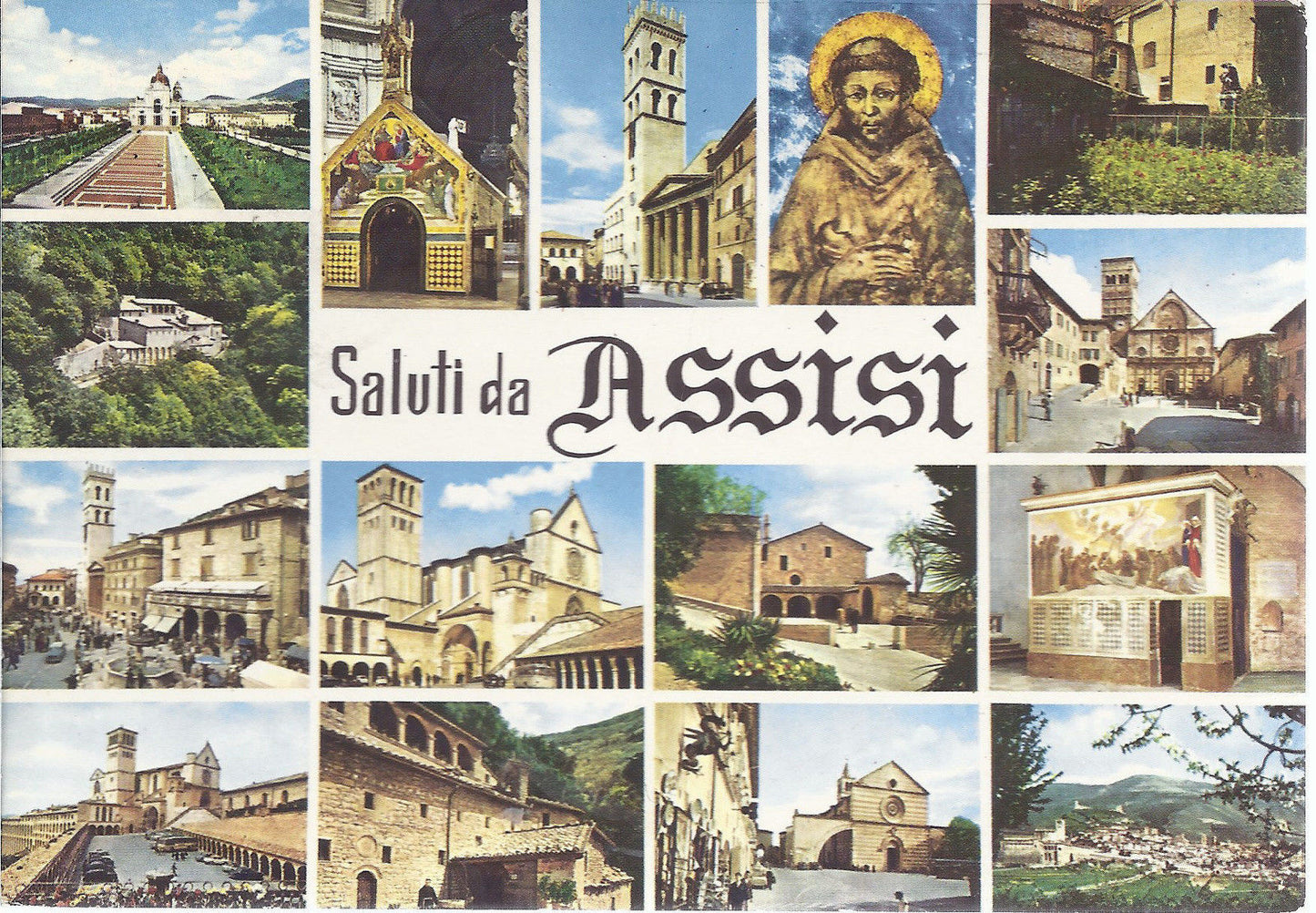 ASSISI - SALUTI - 13 VEDUTINE - VSD - FG