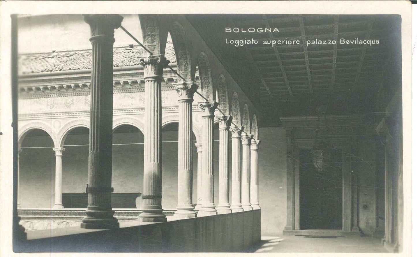 BOLOGNA -PALAZZO BEVILACQUA LOGGIATO SUPERIORE - NV
