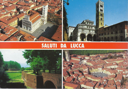 LUCCA - SALUTI - 4 VEDUTE - NV