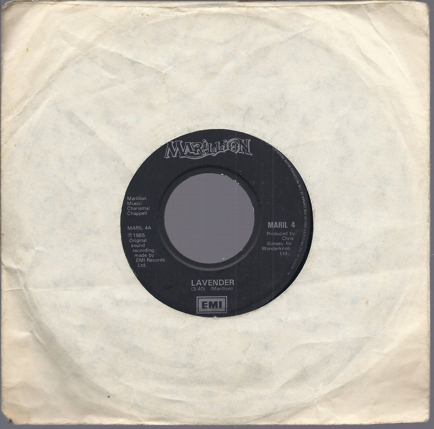 LAVENDER - FREAKS -- MARILLION