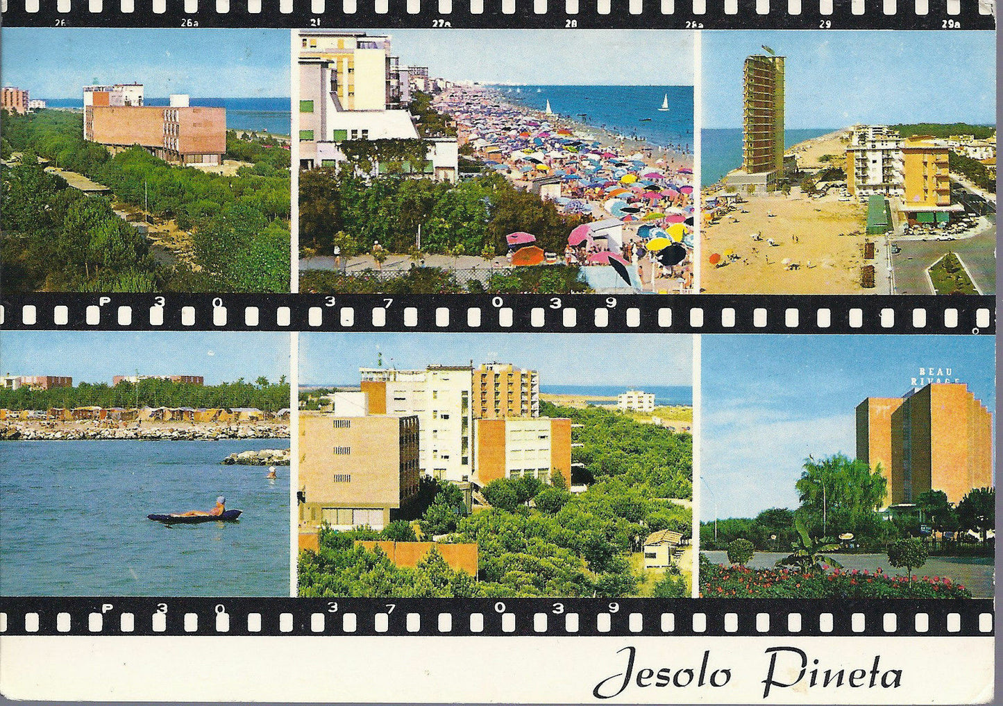 JESOLO PINETA - UN SALUTO - 6 VEDUTINE - V 1967 - FG