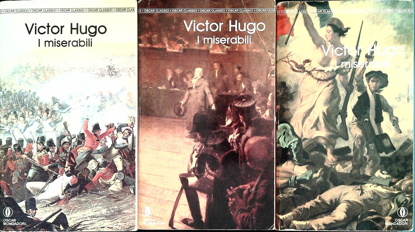 I MISERABILI - VICTOR HUGO - TRE VOLUMI