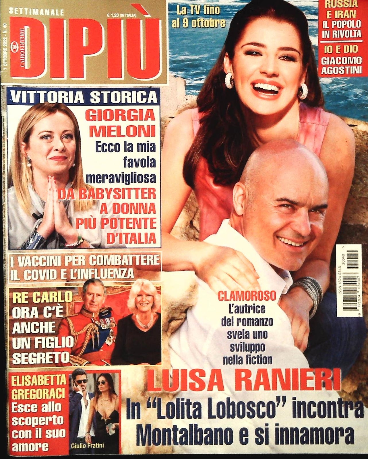 DI PIU' 7 OTTOBRE 2022 - GREGORACI - LUISA RANIERI - GIACOMO AGOSTINI