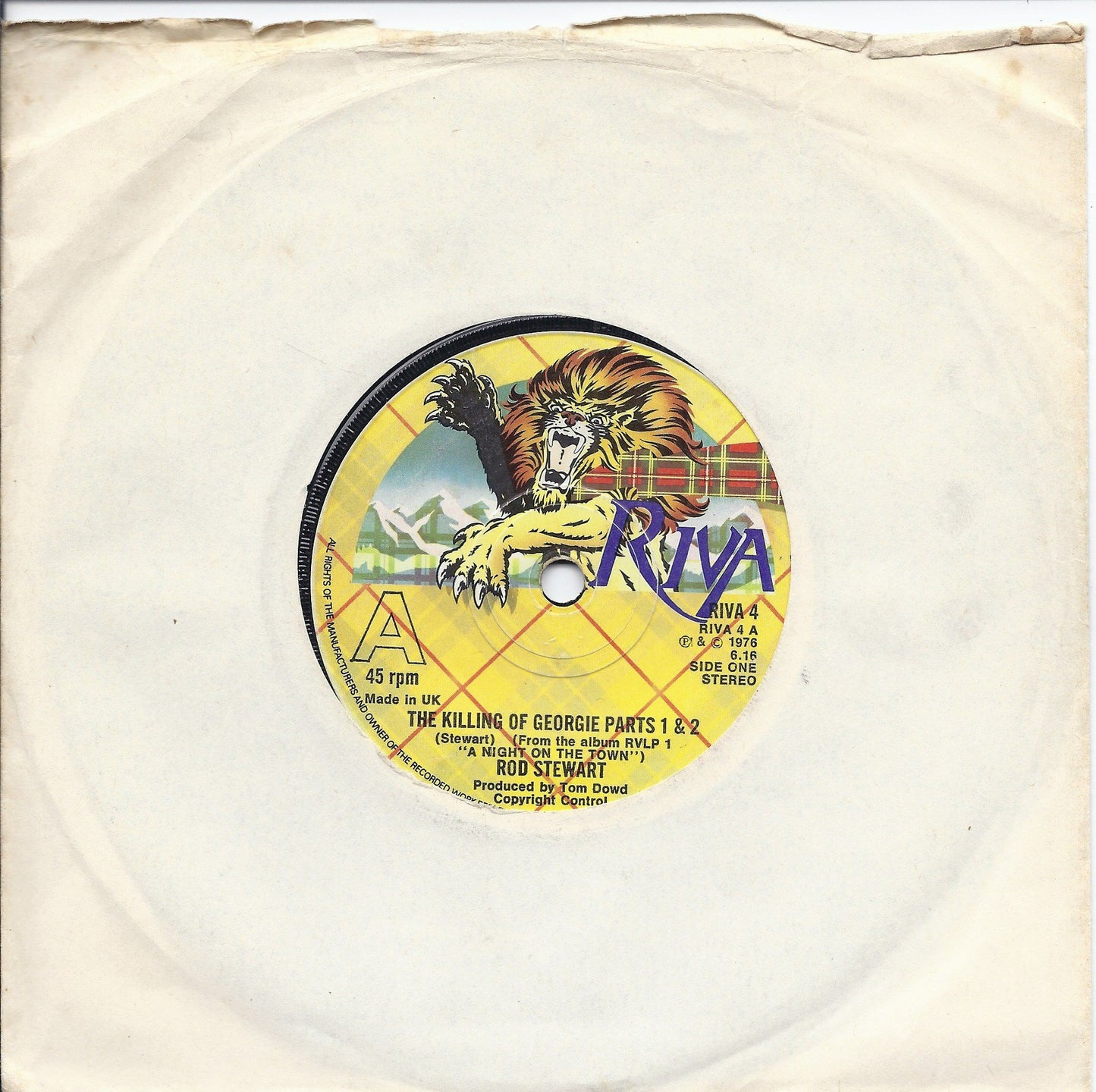 THE KILLING OF GEORGIE Parts 1 and 2 - FOOL FOR YOU -- ROD STEWART